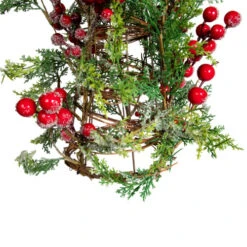 Northlight Icy Pine With Berries Artificial Cone Christmas Tree - 27" -Northlight Sale Store northlight yk95993 04 13058.1727317578