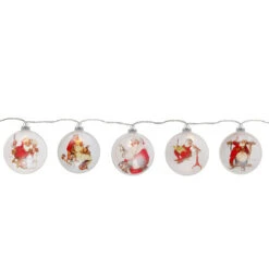 Northlight Set Of 5 Glass Norman Rockwell Christmas Disc Lights -Northlight Sale Store northlight yl93420 2 92901.1661887121