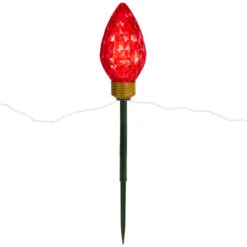 Northlight LED Lighted C9 Style Christmas Pathway Lawn Stakes - 3 Ft - Multi - 3-Count -Northlight Sale Store northlight ys27548 03 72167.1710963739