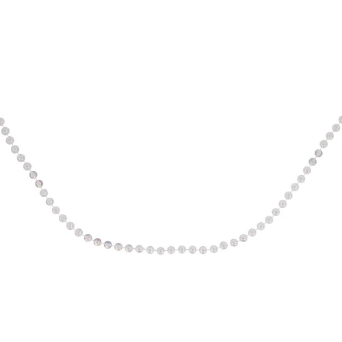 Northlight 33' X .5" Clear Iridescent Beaded Artificial Christmas Garland, Unlit 4 Northlight 33' X .5" Clear Iridescent Beaded Artificial Christmas Garland, Unlit - Image 4