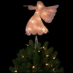 Northlight 10" Gold Angel Tree Topper, Warm White Lights -Northlight Sale Store northlight ys99374 ontreeb 69868.1682684291