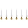 Northlight Christmas Candle Lamps With Remote And Timer - 10" - White - Set Of 6