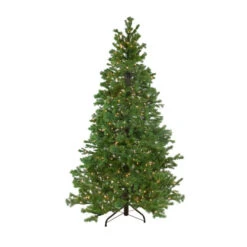 Northlight Real Touch™? Pre-Lit Green Mountain Pine Artificial Christmas Tree - 6.5' - Clear AlwaysLit Lights