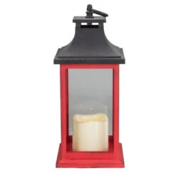 Northlight LED Candle With Deer "Merry Christmas" Lantern - 12" - Red And Black 9 Northlight LED Candle With Deer "Merry Christmas" Lantern - 12" - Red And Black -Northlight Sale Store northlight yw90664 2 sample 49639.1603850562