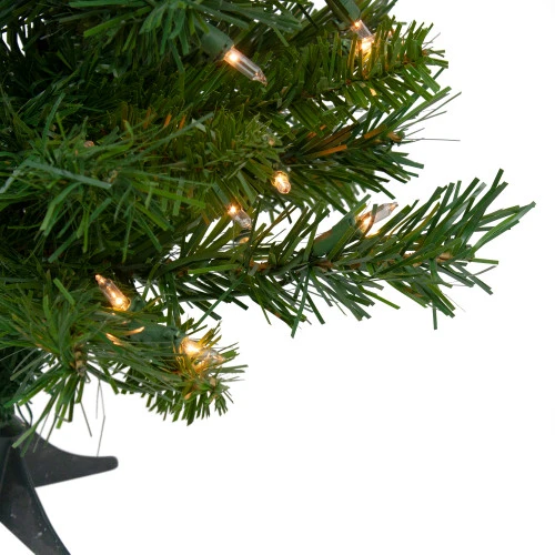 2' Pre-Lit Medium Royal Pine Artificial Christmas Tree - Clear Lights 3 2' Pre-Lit Medium Royal Pine Artificial Christmas Tree - Clear Lights - Image 3