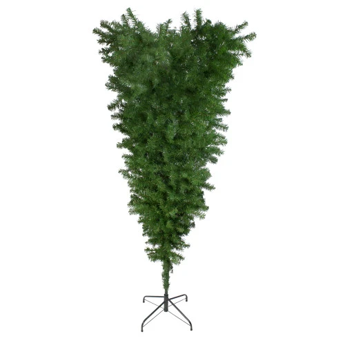 Northlight 5.5' X 36" Green Upside Down Spruce Medium Artificial Christmas Tree - Unlit 1 Northlight 5.5' X 36" Green Upside Down Spruce Medium Artificial Christmas Tree - Unlit
