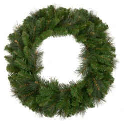 Northlight Mixed Beaver Pine Artificial Christmas Wreath, 24-Inch, Unlit