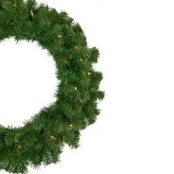 Northlight Pre-Lit Dorchester Pine Artificial Christmas Wreath, 24-Inch, Clear Lights 5 Northlight Pre-Lit Dorchester Pine Artificial Christmas Wreath, 24-Inch, Clear Lights -Northlight Sale Store northlight z92851 2 98607.1654275917