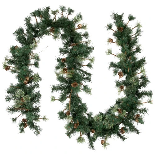 Northlight Yorkville Pine, Twig And Pinecone Artificial Christmas Garland - 9' X 12" - Unlit 1 Northlight Yorkville Pine, Twig And Pinecone Artificial Christmas Garland - 9' X 12" - Unlit