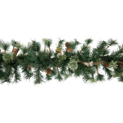 Northlight Yorkville Pine, Twig And Pinecone Artificial Christmas Garland - 9' X 12" - Unlit 5 Northlight Yorkville Pine, Twig And Pinecone Artificial Christmas Garland - 9' X 12" - Unlit - Image 5