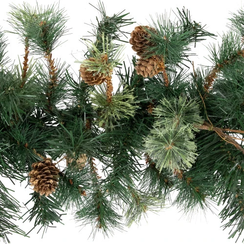 Northlight Yorkville Pine, Twig And Pinecone Artificial Christmas Garland - 9' X 12" - Unlit 6 Northlight Yorkville Pine, Twig And Pinecone Artificial Christmas Garland - 9' X 12" - Unlit - Image 6