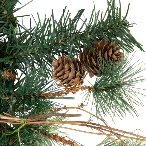 Northlight Yorkville Pine, Twig And Pinecone Artificial Christmas Garland - 9' X 12" - Unlit 8 Northlight Yorkville Pine, Twig And Pinecone Artificial Christmas Garland - 9' X 12" - Unlit - Image 8