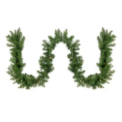 Northlight Pre-Lit Buffalo Fir Christmas Commercial Garland - 50' X 8" - Warm White LED Lights