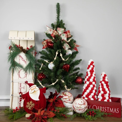 Northlight 3' Buffalo Fir Artificial Christmas Wall Or Door Tree - Unlit 2 Northlight 3' Buffalo Fir Artificial Christmas Wall Or Door Tree - Unlit - Image 2