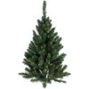 Northlight 3' Pre-Lit Buffalo Fir Artificial Christmas Wall Or Door Tree, Clear AlwaysLit Lights