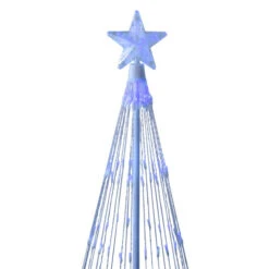 Northlight LED Lighted Cone Tree With Star Outdoor Christmas Decoration - 4' - Blue Lights -Northlight Sale Store northlight zg15638 03 91847.1600218897