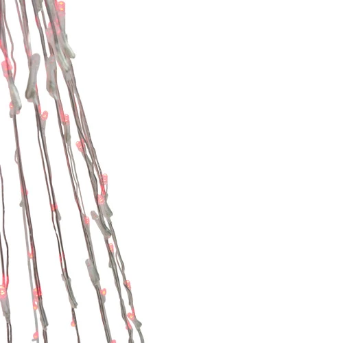 Northlight LED Lighted Show Cone Tree With Star Outdoor Christmas Decoration - 4' - Red Lights 4 Northlight LED Lighted Show Cone Tree With Star Outdoor Christmas Decoration - 4' - Red Lights - Image 4