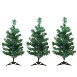 Northlight LED Lighted Christmas Tree Pathway Markers Outdoor Decorations - Set Of 3