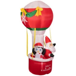 Lighted Inflatable Feliz Navidad Hot Air Balloon Outdoor Christmas Decoration - 7' -Northlight Sale Store northlight zg92273 2 70234.1701710477