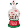 Northlight Lighted Inflatable Santa And Friends Snow Globe Outdoor Christmas Decoration - 6.75'