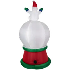 Northlight Lighted Inflatable Santa And Friends Snow Globe Outdoor Christmas Decoration - 6.75' -Northlight Sale Store northlight zg92274 4 02259.1655832293