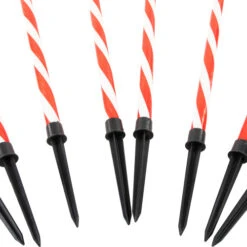 Northlight 8ct Textured Candy Cane Christmas Pathway Marker Lawn Stakes -Northlight Sale Store northlight zg92291 2 64028.1664552221