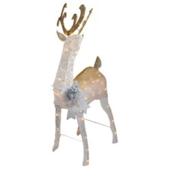 Northlight Lighted Standing Buck Outdoor Christmas Decoration - 48" - Warm White Lights -Northlight Sale Store northlightct 55 160 107 1 13618.1618500400