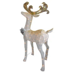 Northlight Lighted Standing Buck Outdoor Christmas Decoration - 48" - Warm White Lights -Northlight Sale Store northlightct 55 160 107 2 65883.1618500400