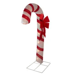 72" Pre-Lit Red And White Glitter Candy Cane Christmas Outdoor Decoration -Northlight Sale Store northlightct 57 797 107 2 06161.1601342933