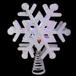 12" Lighted White Snowflake Christmas Tree Topper - Multicolor Lights 9 12" Lighted White Snowflake Christmas Tree Topper - Multicolor Lights -Northlight Sale Store northlightct 74 282 107 4 24253.1664552532