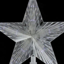 Northlight 8" Pre-Lit Clear Crystal Star Christmas Tree Topper - Clear LED Lights -Northlight Sale Store northlightys27551 49774.1636546646