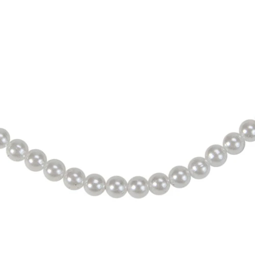 Northlight 15' X .25" White Pearl Beaded Christmas Garland 2 Northlight 15' X .25" White Pearl Beaded Christmas Garland - Image 2