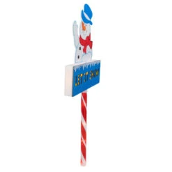 Northlight 28.5" Lighted Snowman 'LET IT SNOW' Christmas Lawn Stake - Clear Lights -Northlight Sale Store nothlight zg27649 2 80932.1588415299