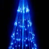 Northlight LED Lighted Cone Tree With Star Outdoor Christmas Decoration - 4' - Blue Lights