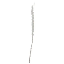 30.5" Clear And Brown Contemporary Dangling Icicle Christmas Ornament