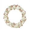 Pre-Lit Berry Artificial Christmas Wreath - 18-Inch, Clear Lights