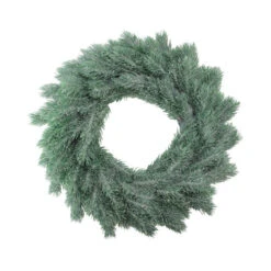 Northlight Real Touchâ„¢? Frosted Pine Artificial Christmas Wreath - 16" - Unlit