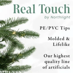 Northlight Real Touch™? Pre-Lit Noble Fir Artificial Christmas Wreath - 30" - Clear Lights -Northlight Sale Store realtouch christmas thumbnail 2 27451.1697646761