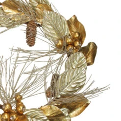 Northlight Golden Treasures Glittered Berries And Pine Cone Artificial Christmas Wreath - 24-Inch, Unlit -Northlight Sale Store selectxp1704 gob 99114.1636807878