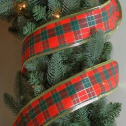 Northlight Green And Red Plaid Wired Christmas Craft Ribbon 2.5" X 10 Yards 5 Northlight Green And Red Plaid Wired Christmas Craft Ribbon 2.5" X 10 Yards -Northlight Sale Store tpski6bhc8rrofjjiysbispo8ks13rka 46304.1665610434
