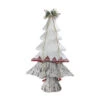 Northlight Snow Cap And Sweater Christmas Tree With Pine Decoration - 22" - White And Red