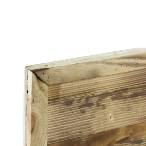 Wood Framed Christmas Tree Cut Out Wall Hanging Decoration - 13.75" 4 Wood Framed Christmas Tree Cut Out Wall Hanging Decoration - 13.75" - Image 4