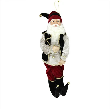 Northlight Whimsical Poseable Elf With Jingle Bells Hanging Christmas Figure - 22" 1 Northlight Whimsical Poseable Elf With Jingle Bells Hanging Christmas Figure - 22"