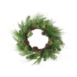Northlight Real Touchâ„¢? Mixed Pine And Pinecone Artificial Christmas Wreath - 24" - Unlit