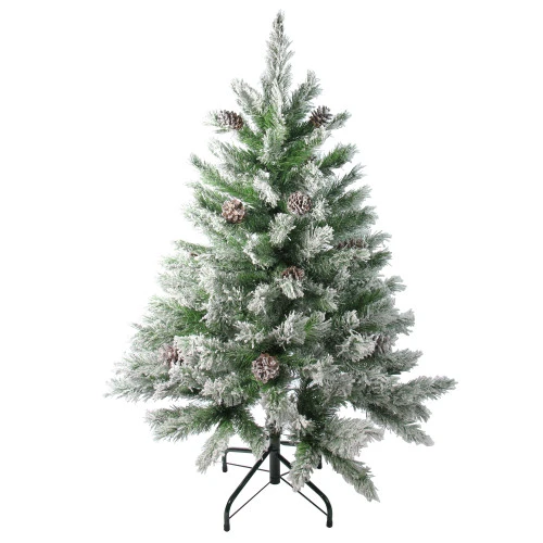 Northlight 4' Flocked Angel Pine Artificial Christmas Tree - Unlit 1 Northlight 4' Flocked Angel Pine Artificial Christmas Tree - Unlit