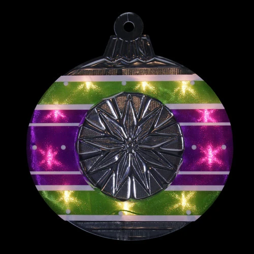 Christmas Central Lighted Shimmering Christmas Ornament Window Silhouette - 15.5" - Clear Lights 1 Christmas Central Lighted Shimmering Christmas Ornament Window Silhouette - 15.5" - Clear Lights