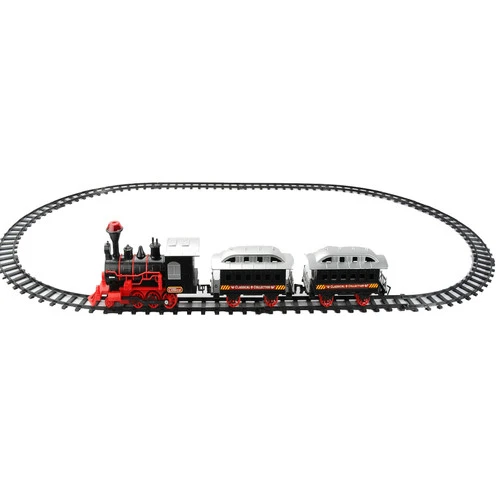 Northlight 13-Piece Red And Black Battery Operated Lighted And Animated Train Set With Sound 2 Northlight 13-Piece Red And Black Battery Operated Lighted And Animated Train Set With Sound - Image 2